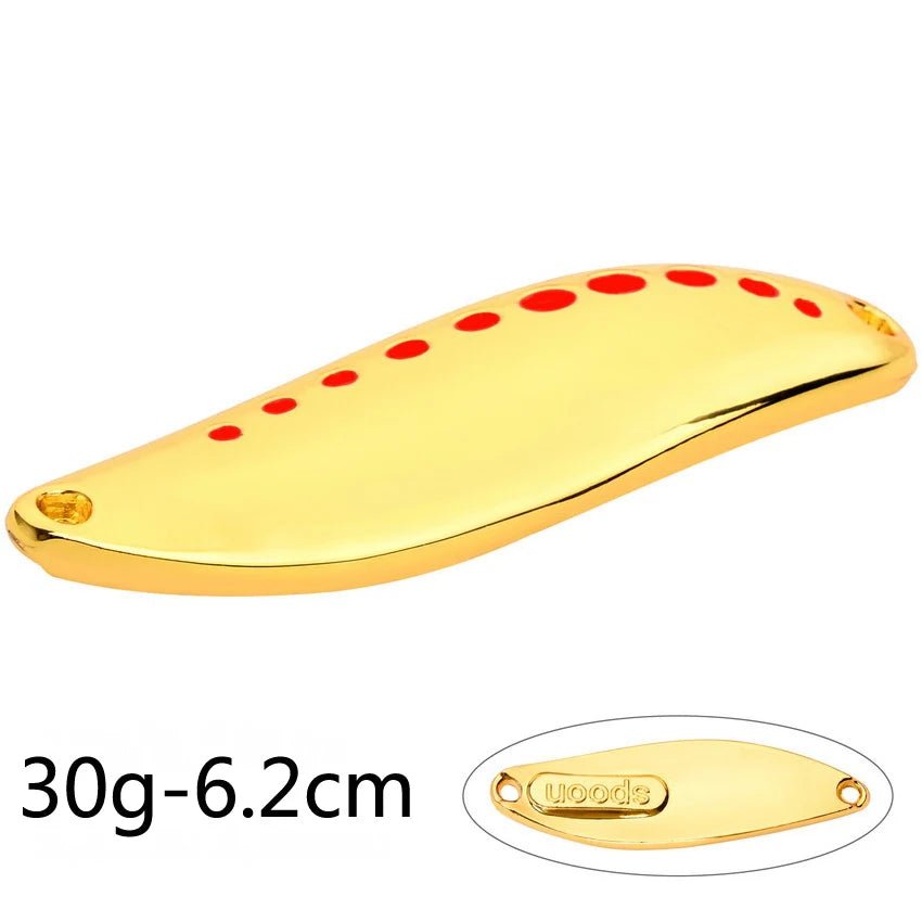 Metal Vib Leech Spinners Spoon Lures Set, 2.5g-30g - Fishing Tackle for Bass/Pike/PerchHappy TailsHappy Tails