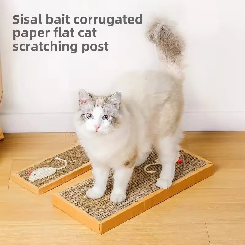 Pet Cat Scratching Board Cat Cardboard Mat Scraper Grinding Claw Toys for Cat Scratcher Cat Furniture Protector Cat AccesoriosHappy TailsHappy Tails