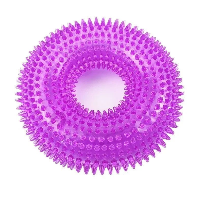 Dog toy sound balls are suitable for pets to resist biting, squeezing, chewing, gripping, and grinding their teethHappy TailsHappy Tails