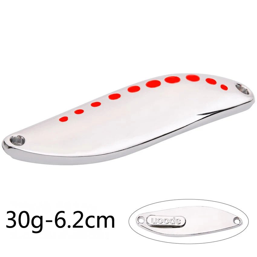 Metal Vib Leech Spinners Spoon Lures Set, 2.5g-30g - Fishing Tackle for Bass/Pike/PerchHappy TailsHappy Tails
