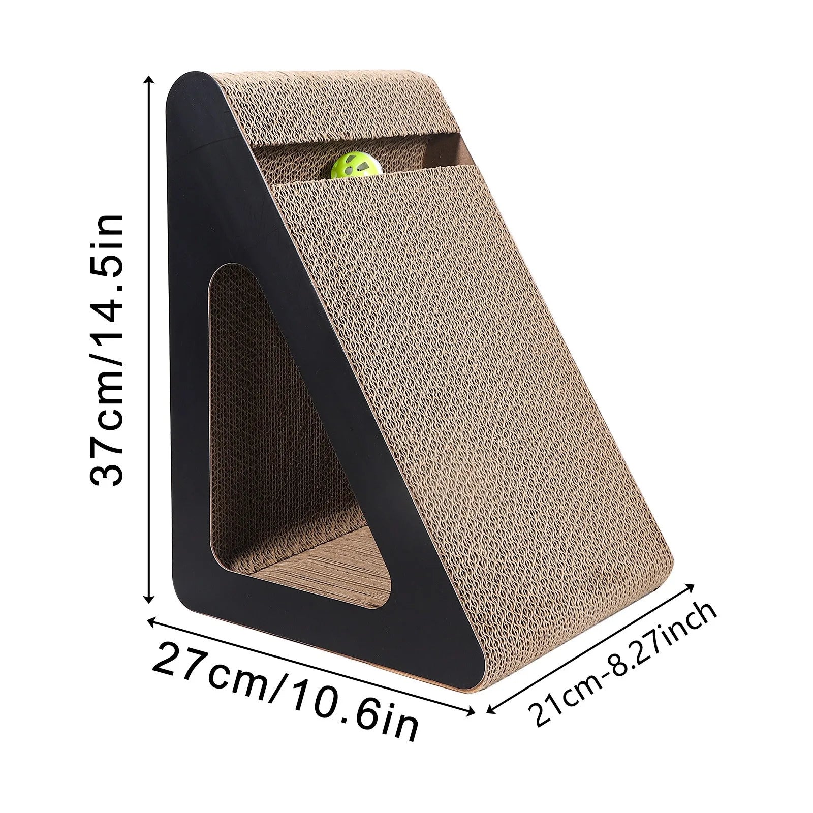 Rotating Ball Cat Scratch Cardboard - Durable Clawing Board Climbing FrameHappy TailsHappy Tails