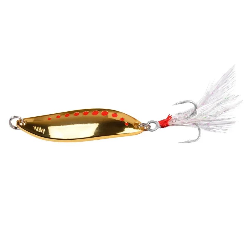 Metal Vib Leech Spinners Spoon Lures Set, 2.5g-30g - Fishing Tackle for Bass/Pike/PerchHappy TailsHappy Tails