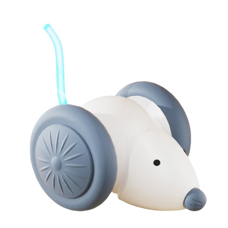 Interactive Rechargeable Electric Mouse Car Cat Toy with Obstacle AvoidanceHappy TailsHappy Tails
