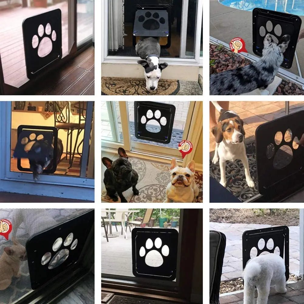 Large Pet Screen Door with Magnet Flap Lock for All AnimalsHappy TailsHappy Tails