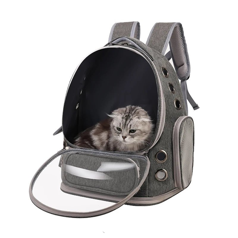 Pet Backpack Portable Travel Backpack Dogs and Cats Travel Portable Back Bag Large capacity, Pet Carrier Bag for Cats and DogsHappy TailsHappy Tails