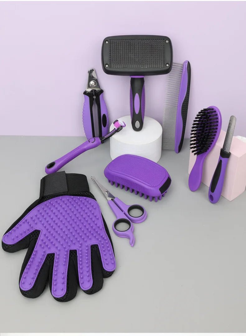 Complete Grooming Kit for Pets - Happy Tails 9-Piece SetHappy TailsHappy Tails