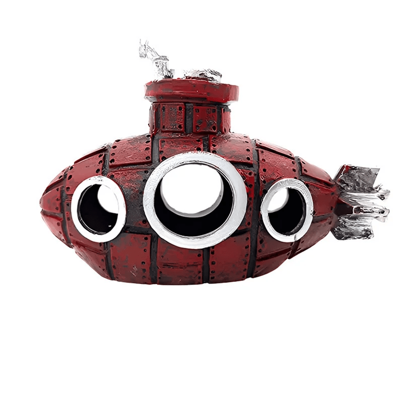 A19F-Aquarium Decorative Fish Tank Decorative Housing Ornaments Submarine Fish Tank Landscaping Breeding House Spawning A - Happy Tails