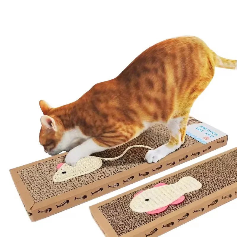 Pet Cat Scratching Board Cat Cardboard Mat Scraper Grinding Claw Toys for Cat Scratcher Cat Furniture Protector Cat AccesoriosHappy TailsHappy Tails