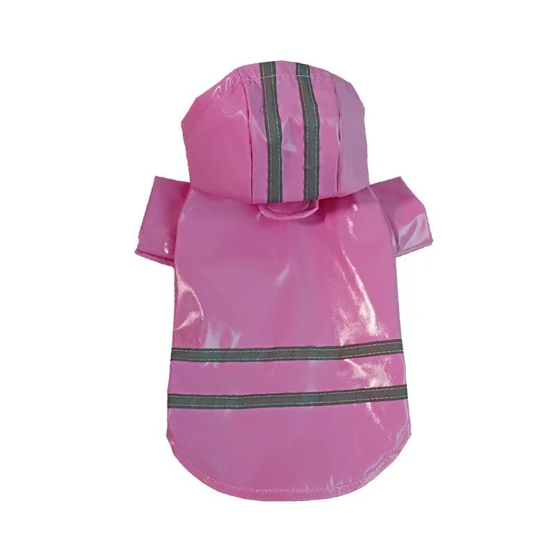 Dog Clothes, Waterproof Jackets, Hooded Raincoats with Reflective Strip, Outdoor Breathable Clothes for PuppiesHappy TailsHappy Tails