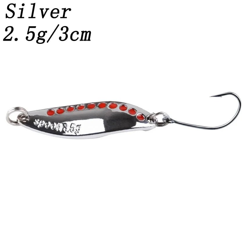 Metal Vib Leech Spinners Spoon Lures Set, 2.5g-30g - Fishing Tackle for Bass/Pike/PerchHappy TailsHappy Tails