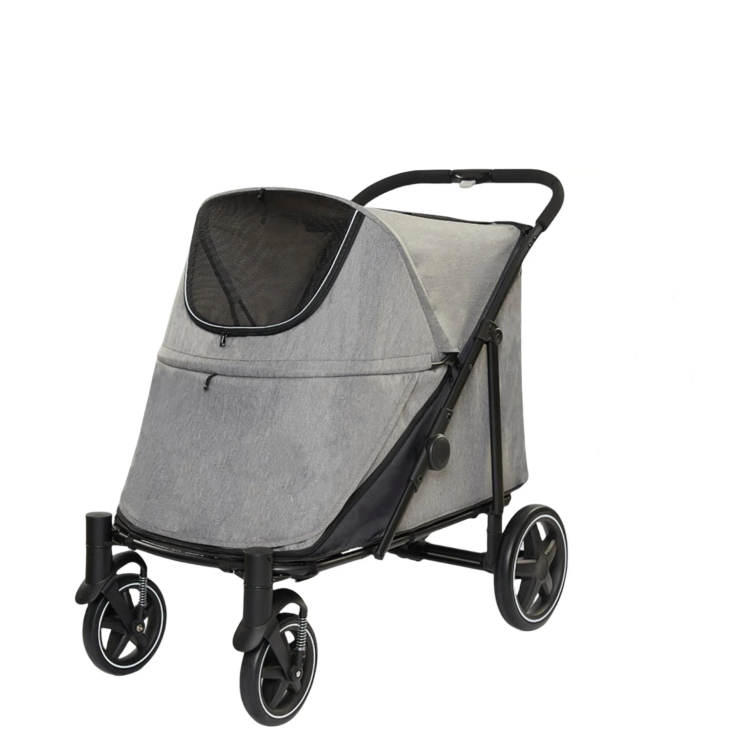 Factory direct sales pet stroller manufacturer for kittens and puppies to walk without dirty feet for elderly dogs to walkHappy TailsHappy Tails