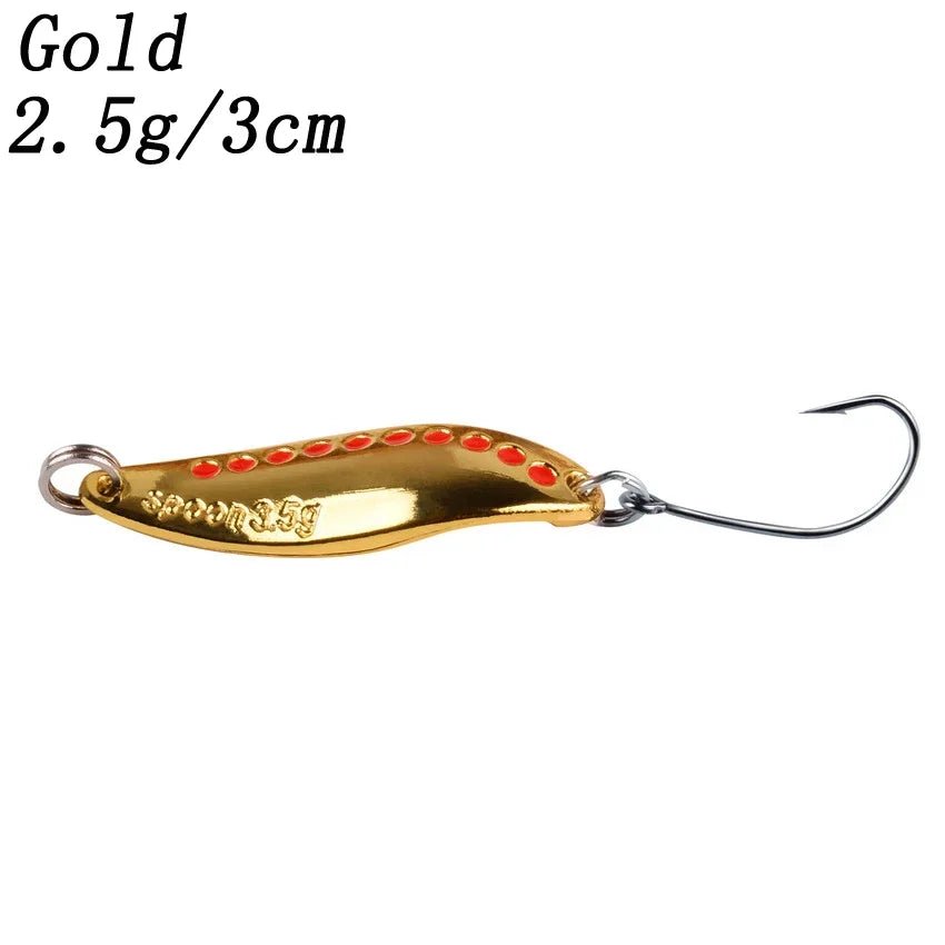Metal Vib Leech Spinners Spoon Lures Set, 2.5g-30g - Fishing Tackle for Bass/Pike/PerchHappy TailsHappy Tails