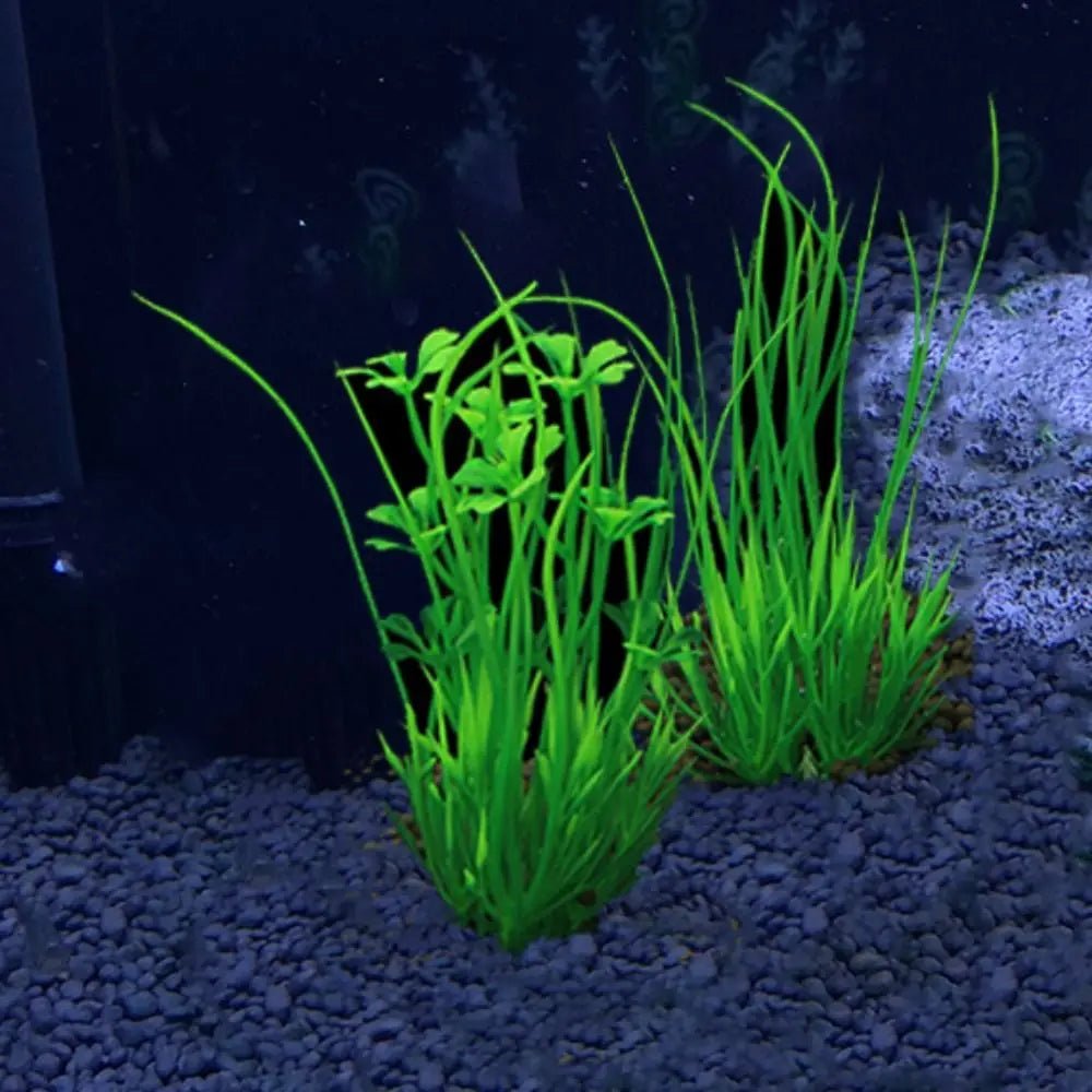 Aquarium Accessories 13cm Artificial Aquarium Plants Green Simulation Aquatic Green Plant Plastic Water Weeds Ornament Fish Tank - Happy Tails