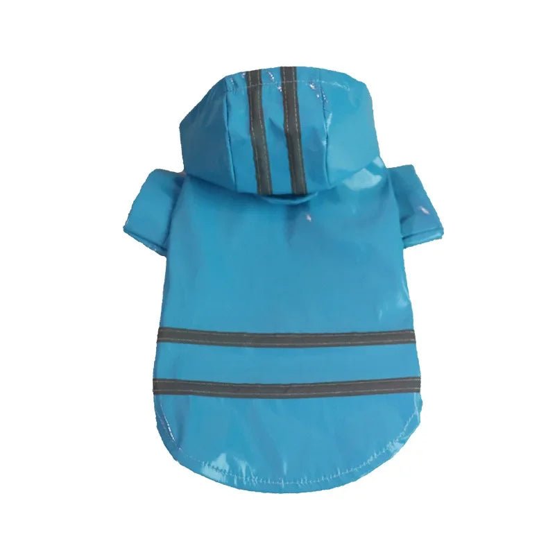 Dog Clothes, Waterproof Jackets, Hooded Raincoats with Reflective Strip, Outdoor Breathable Clothes for PuppiesHappy TailsHappy Tails