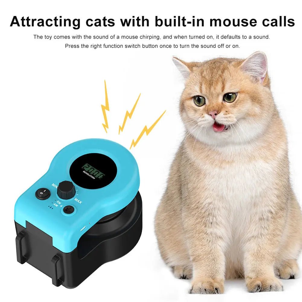 Small Pet Cat Treadmill Indoor Exercise Equipment for Cats and Kittens Portable Design with Easy SetupHappy TailsHappy Tails