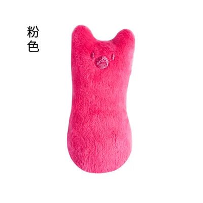 Teeth Grinding Catnip Toys Funny Interactive Plush Cat Toy Pet Kitten Chewing Vocal Toy Claws Thumb Bite Cat mint For Cats - Happy Tails