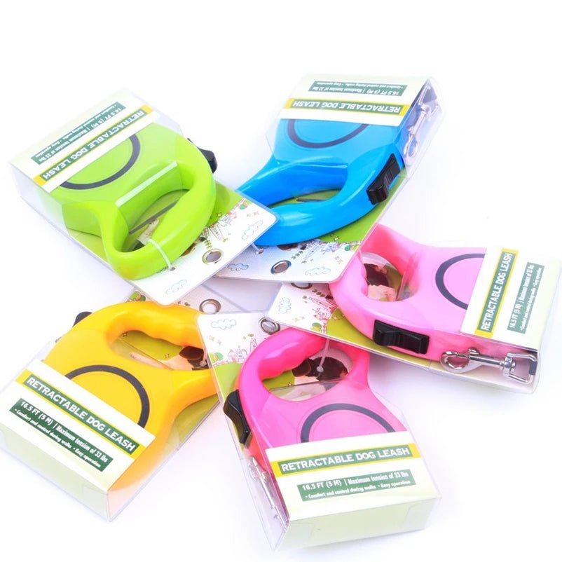 Pet traction rope dog automatic retractable traction device dog chain dog walking artifact pet suppliesHappy TailsHappy Tails