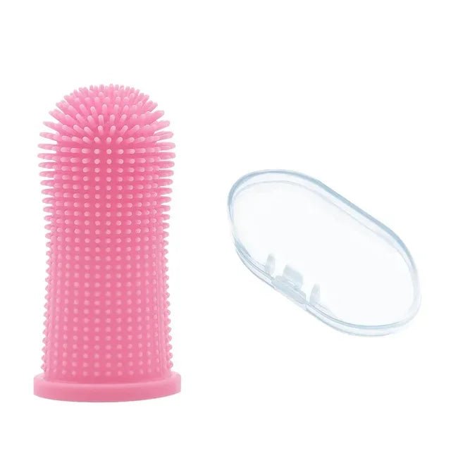 Super Soft Silicone Pet Finger Toothbrush for Cats and DogsHappy TailsHappy Tails