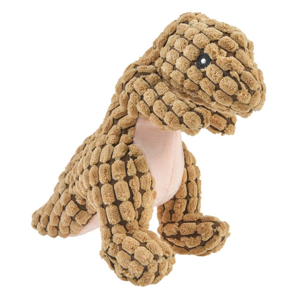 Interactive Plush Dino Toys for Dogs & Cats - Small Pet Chew SuppliesHappy TailsHappy Tails