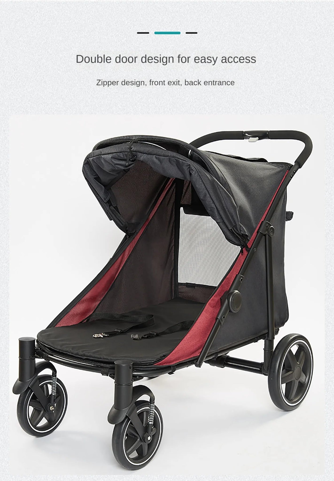 Pet Stroller for Clean & Easy Walks - Ideal for Kittens, Puppies & Elderly DogsHappy TailsHappy Tails