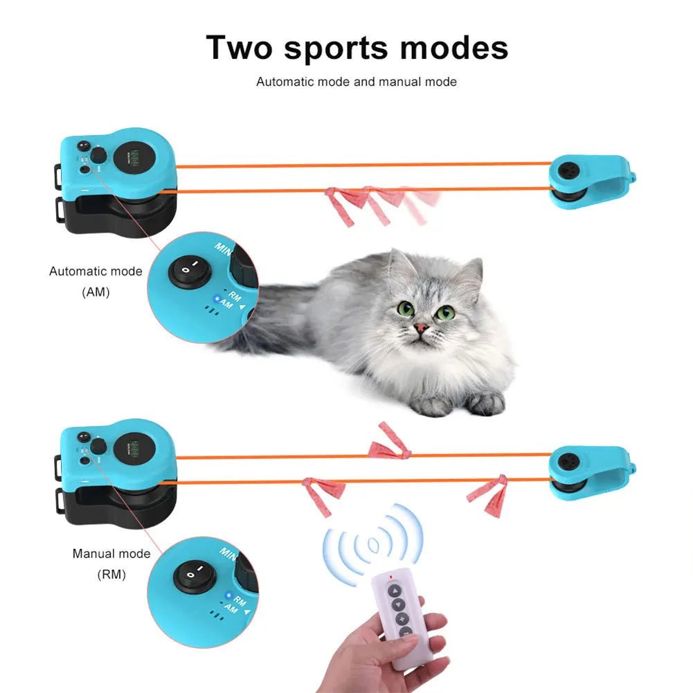 Small Pet Cat Treadmill Indoor Exercise Equipment for Cats and Kittens Portable Design with Easy SetupHappy TailsHappy Tails