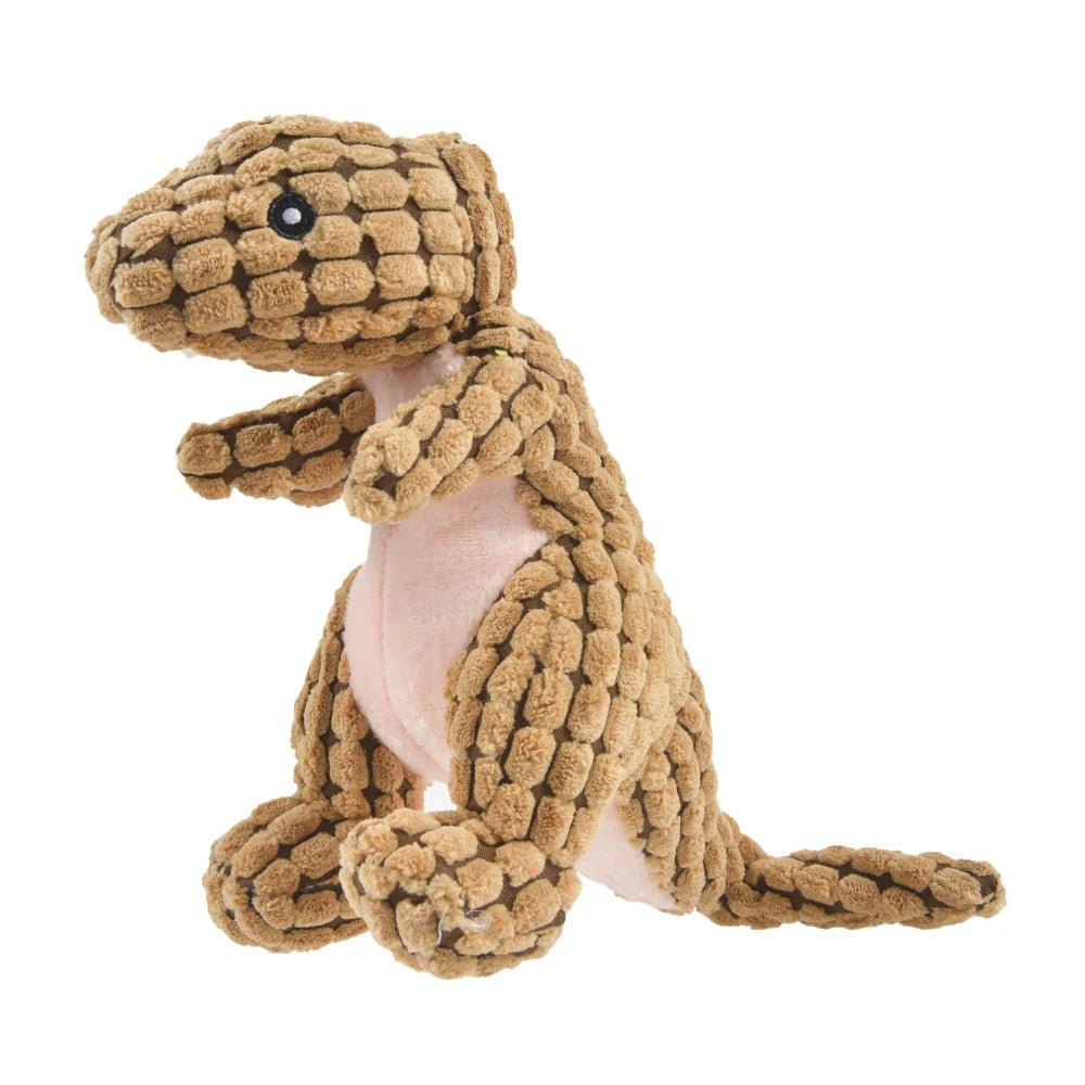 Interactive Plush Dino Toys for Dogs & Cats - Small Pet Chew SuppliesHappy TailsHappy Tails