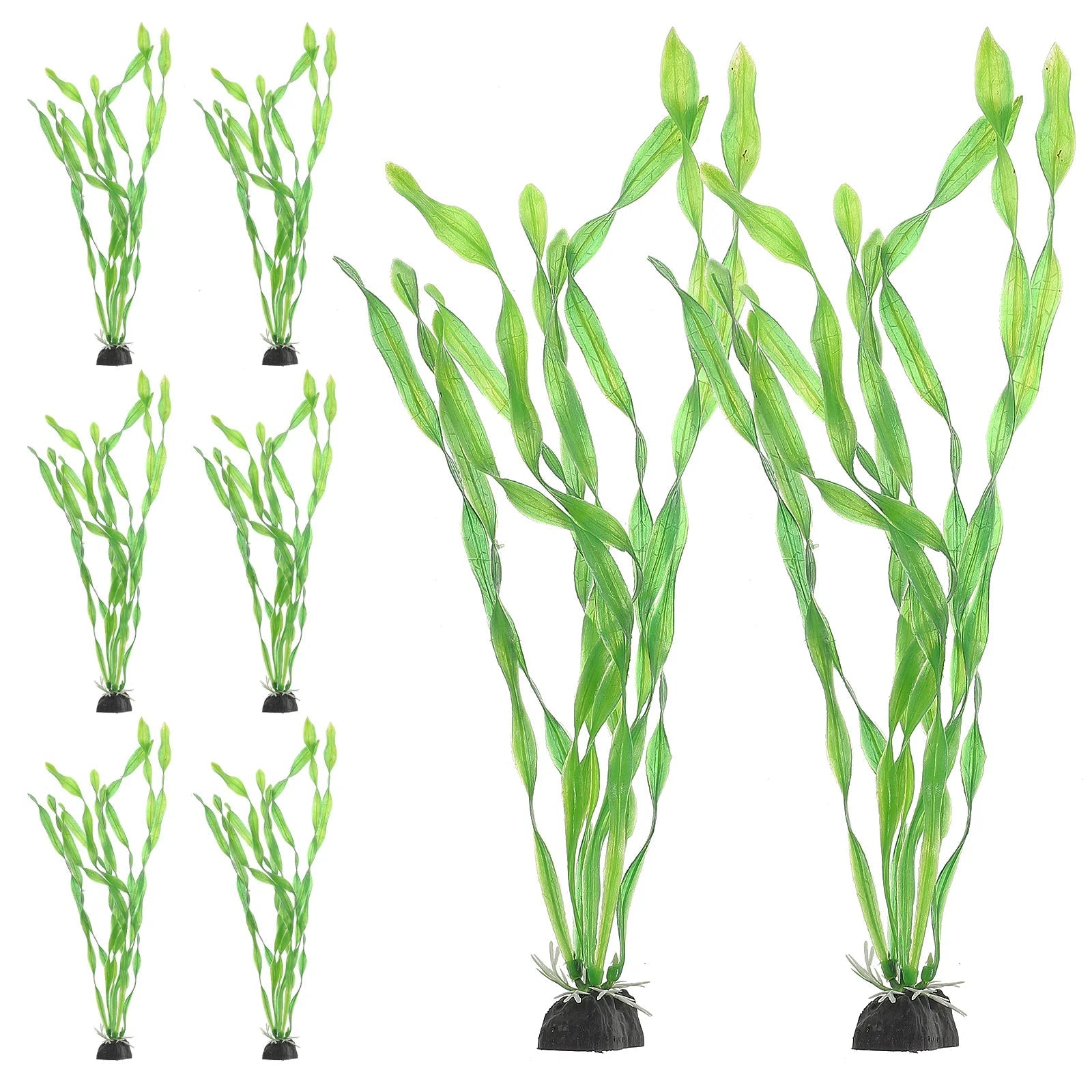 10Pcs Aquarium Plants Artificial Seaweed Plastic Plants Fish Tank Decoration Artificial Aquarium Accessories Fish Tank Supplies - Happy Tails