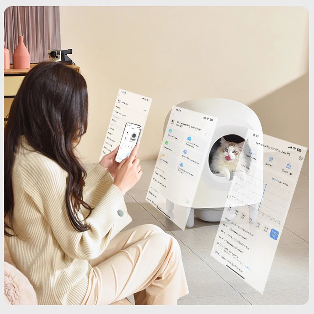 Petree 2.0 Pro 2024 Smart Self-Cleaning Cat Litter BoxHappy TailsHappy Tails