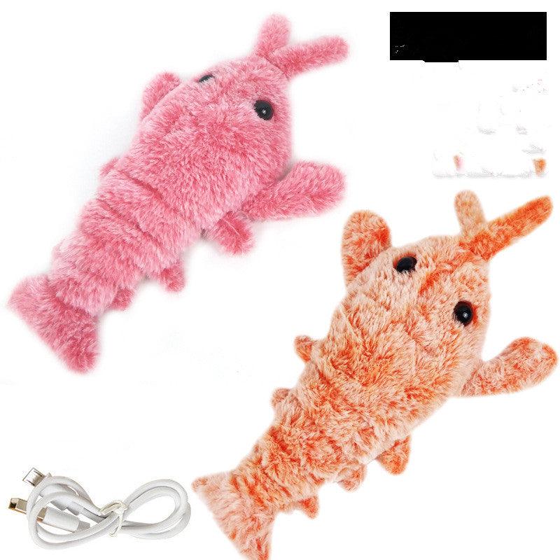 Electric Jumping Shrimp Usb Charging Lobster Cat Toy - Happy Tails