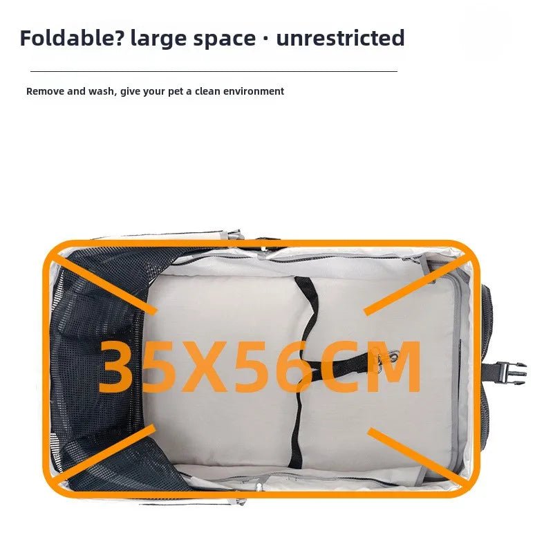 Foldable Lightweight Pet Stroller for Dogs & Cats - Perfect for Outdoor Travel & SuppliesHappy TailsHappy Tails