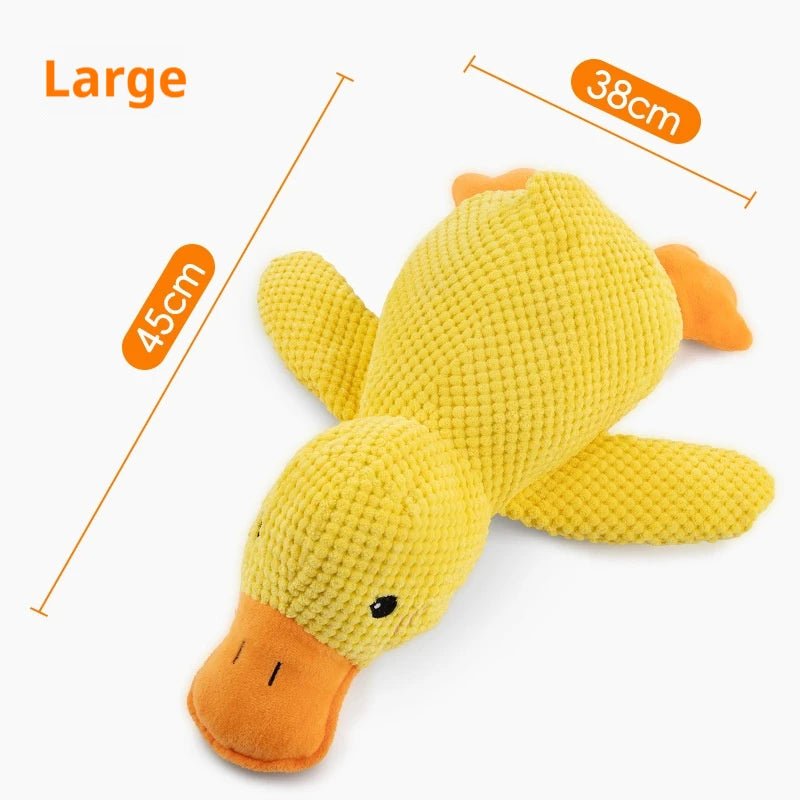 Dog toy plush companion sleeping duck bite resistant teeth grinding sound relief duck sound toyHappy TailsHappy Tails
