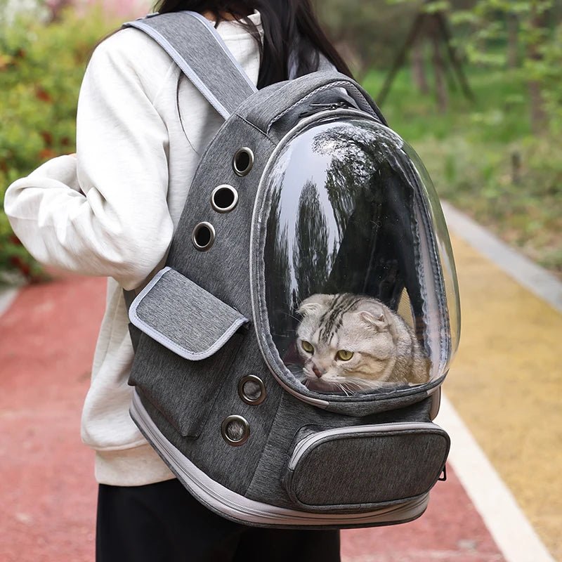Pet Backpack Portable Travel Backpack Dogs and Cats Travel Portable Back Bag Large capacity, Pet Carrier Bag for Cats and DogsHappy TailsHappy Tails