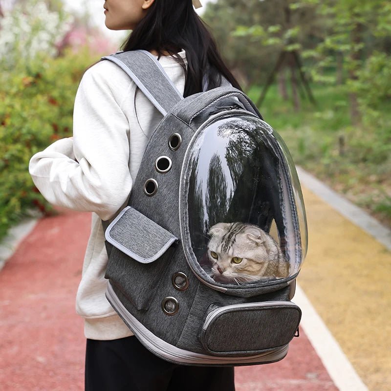 Portable Pet Backpack Carrier for Dogs and Cats - Large Capacity Travel BagHappy TailsHappy Tails