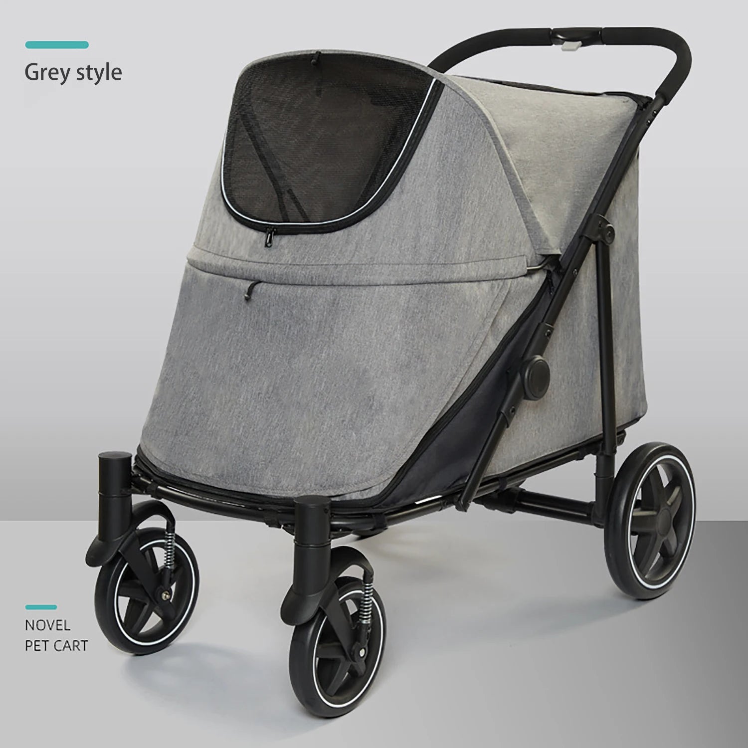 Pet Stroller for Clean & Easy Walks - Ideal for Kittens, Puppies & Elderly DogsHappy TailsHappy Tails
