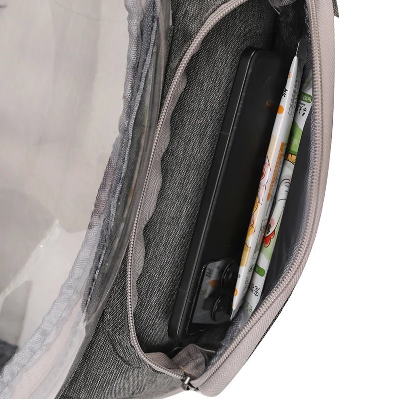 Portable Pet Backpack Carrier for Dogs and Cats - Large Capacity Travel BagHappy TailsHappy Tails