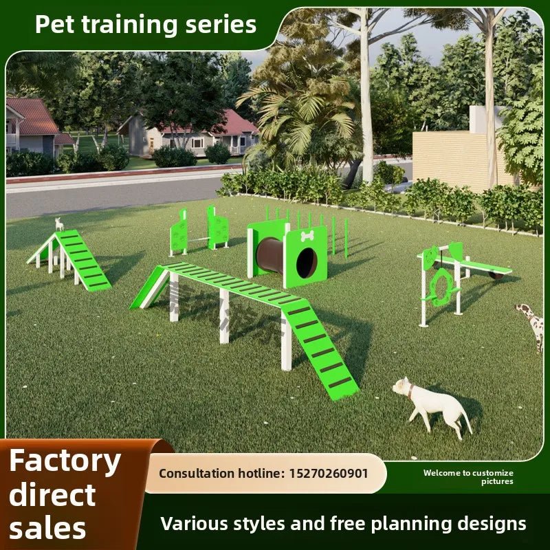Cute Pet Park Dog Training Bridge - Sports FriendlyHappy TailsHappy Tails