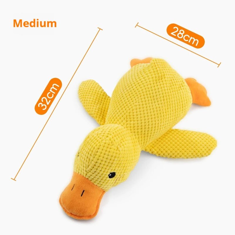 Dog toy plush companion sleeping duck bite resistant teeth grinding sound relief duck sound toyHappy TailsHappy Tails