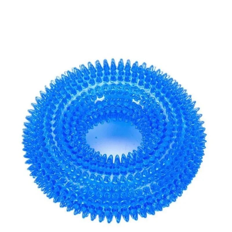 Dog toy sound balls are suitable for pets to resist biting, squeezing, chewing, gripping, and grinding their teethHappy TailsHappy Tails