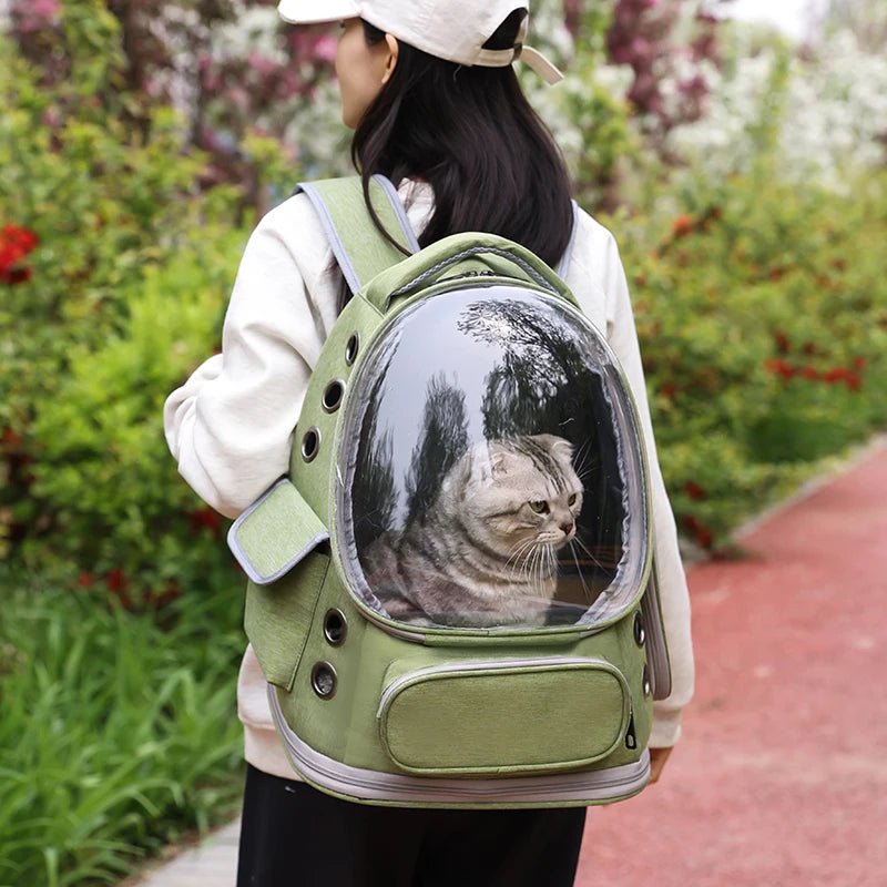Portable Pet Backpack Carrier for Dogs and Cats - Large Capacity Travel BagHappy TailsHappy Tails