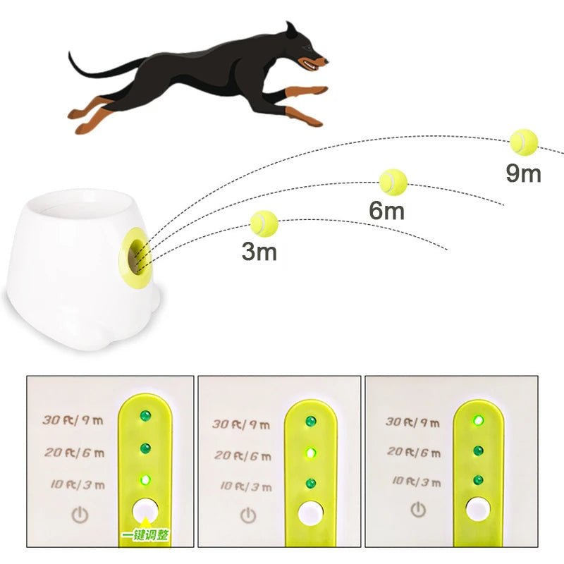 Automatic Catapult Dog Ball Launcher Toy for PitbullsHappy TailsHappy Tails