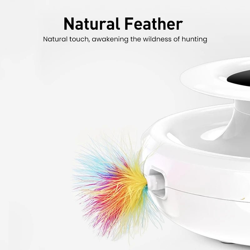 Interactive 2-in-1 Smart Cat Toy Set - Feather Fun Ball & More!Happy TailsHappy Tails