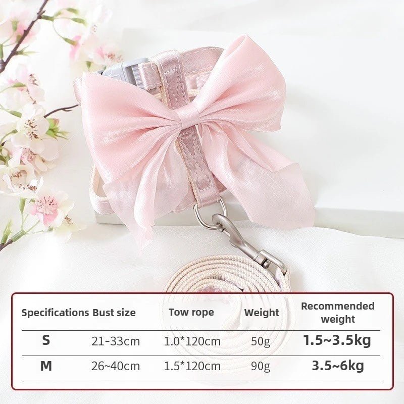 Adjustable Pet Harness with Traction Rope for Small AnimalsHappy TailsHappy Tails