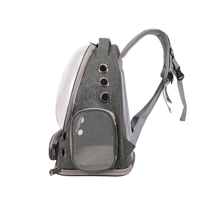 Portable Pet Backpack Carrier for Dogs and Cats - Large Capacity Travel BagHappy TailsHappy Tails