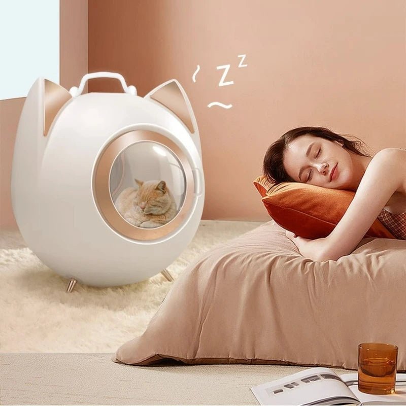 Multifunctional Pet Dryer & Cat Nest - Large, 5-Star Space for Multiple Pets, 110VHappy TailsHappy Tails