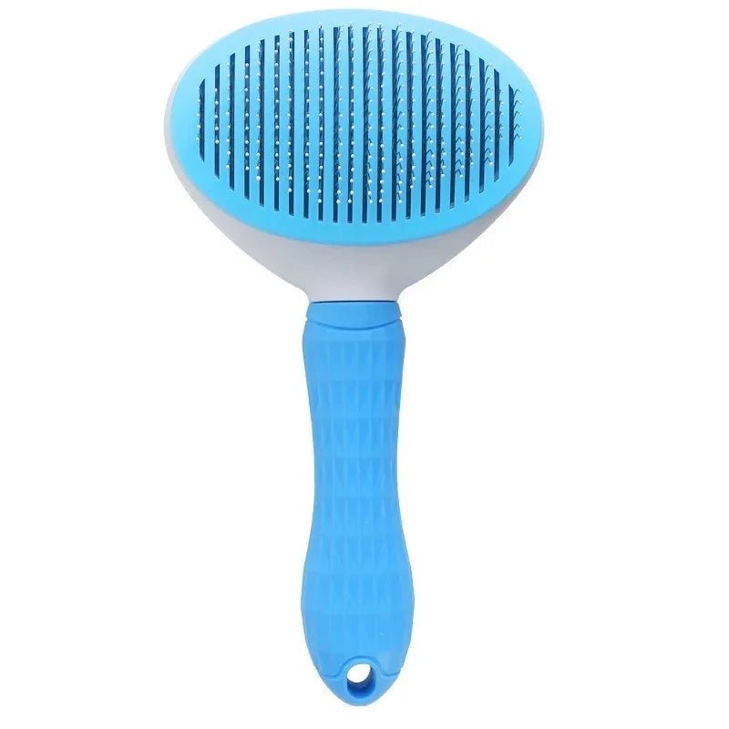 Pet Dog Brush Cat Comb Self Cleaning Pet Hair Remover Brush For Dogs Cats Grooming Tools Pets Dematting Comb Dogs AccessoriesHappy TailsHappy Tails