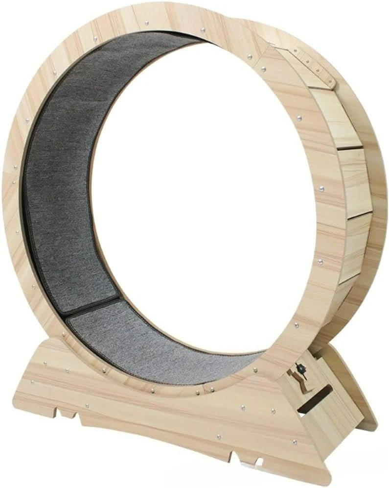 Whisker-Friendly Silent Cat Exercise Wheel | Indoor Treadmill for CatsHappy TailsHappy Tails