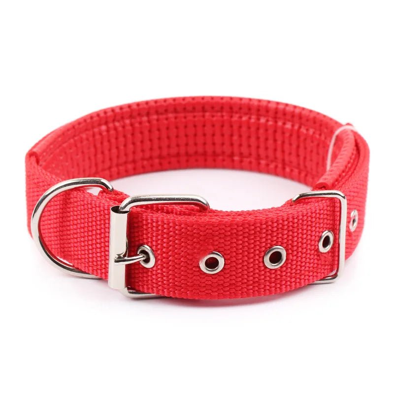 Solid Dog Collars Nylon Dog Collar For Small Medium Large Dogs Teddy Keji Pitbull Bulldog BeagleHappy TailsHappy Tails