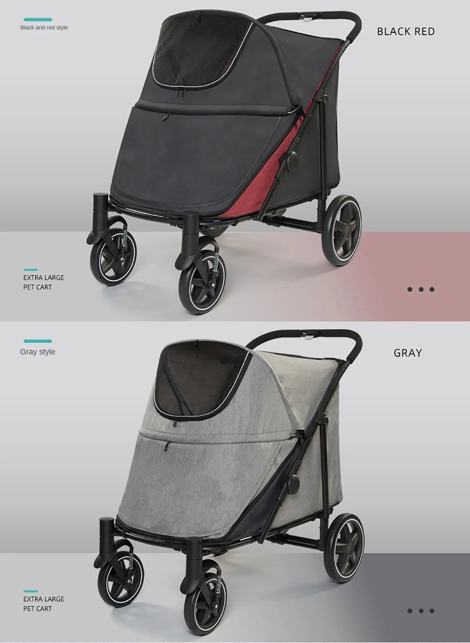 Pet Stroller for Clean & Easy Walks - Ideal for Kittens, Puppies & Elderly DogsHappy TailsHappy Tails