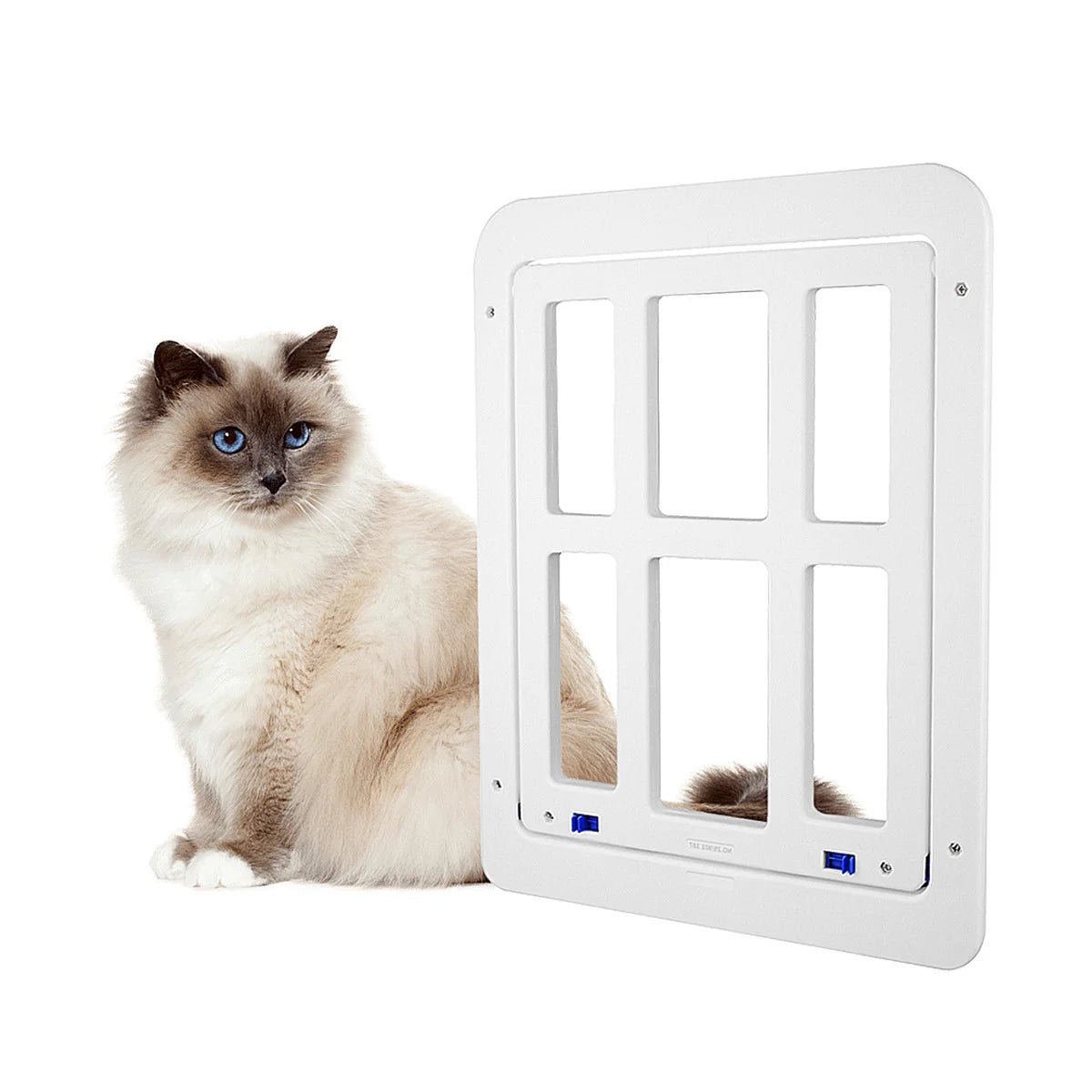 Large Pet Screen Door with Magnet Flap Lock for All AnimalsHappy TailsHappy Tails