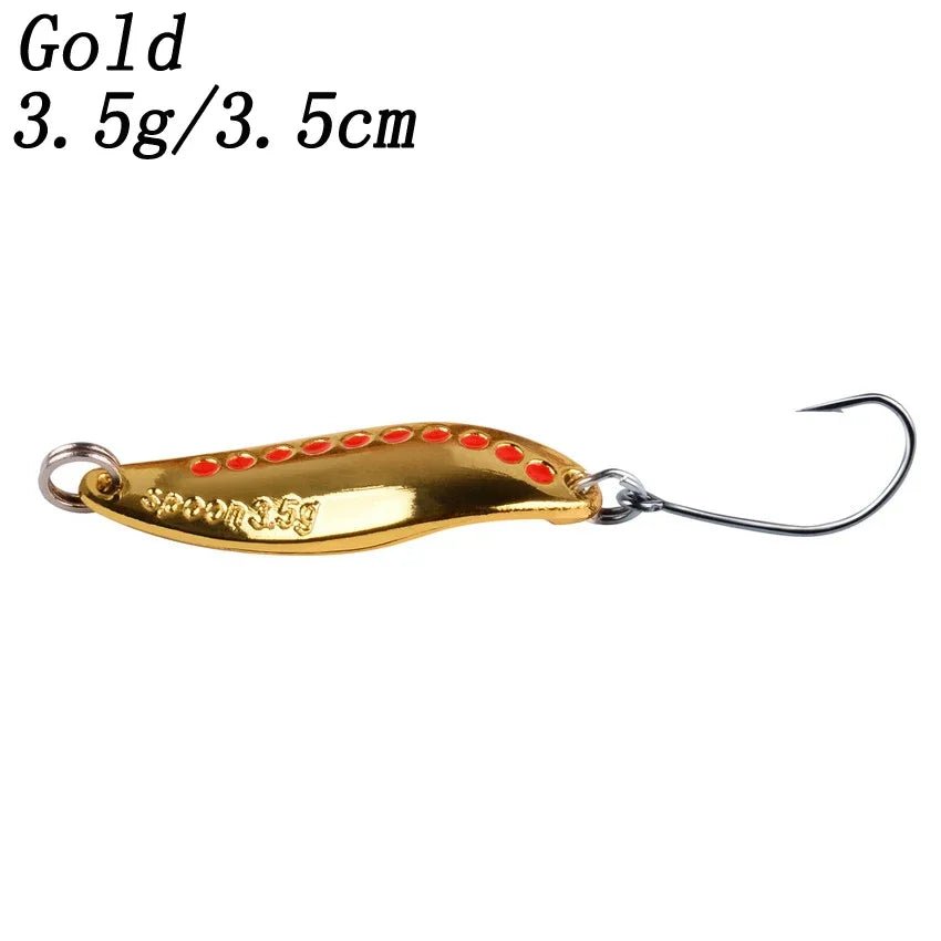 Metal Vib Leech Spinners Spoon Lures Set, 2.5g-30g - Fishing Tackle for Bass/Pike/PerchHappy TailsHappy Tails